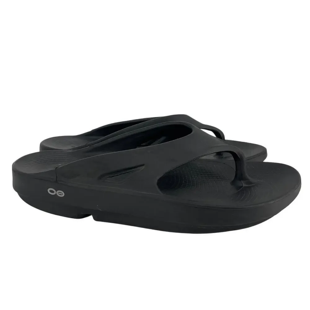 OOFOS OOriginal Recovery Sandal Black Mens Size 11 W 13 Fitness Comfort Dadcore